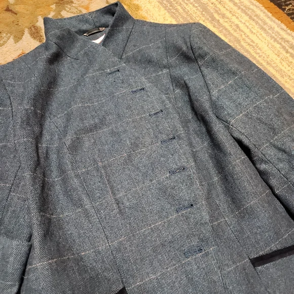 Joe Browns Teal Checkered Women's Blazer - Picture 15 of 15